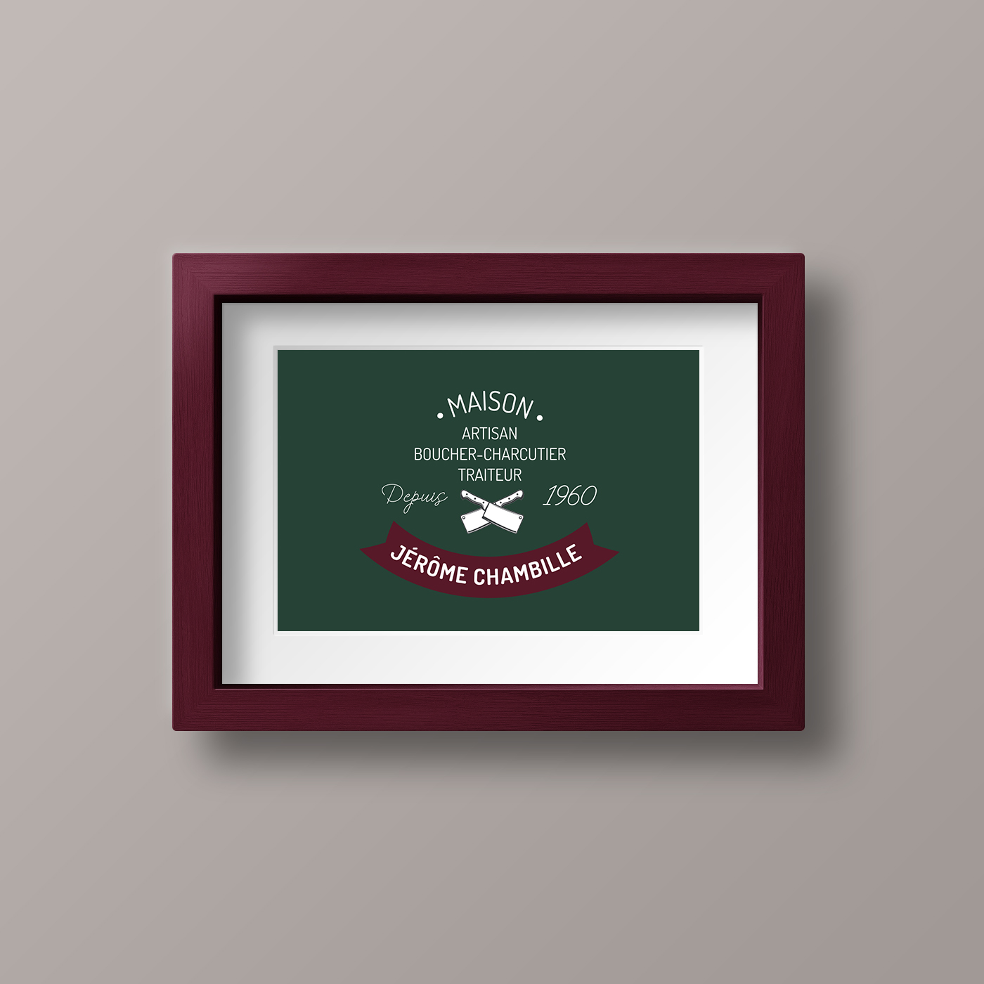 Logo Boucherie Charcuterie Chambille - Manthelan Logo Boucherie Charcuterie Chambille - Manthelan